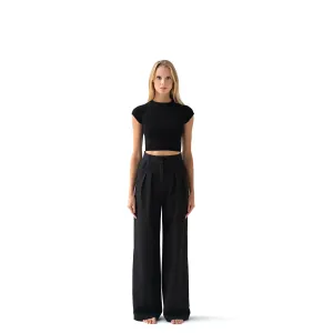 BELLA CLASSIC WIDE-LEG PANTS