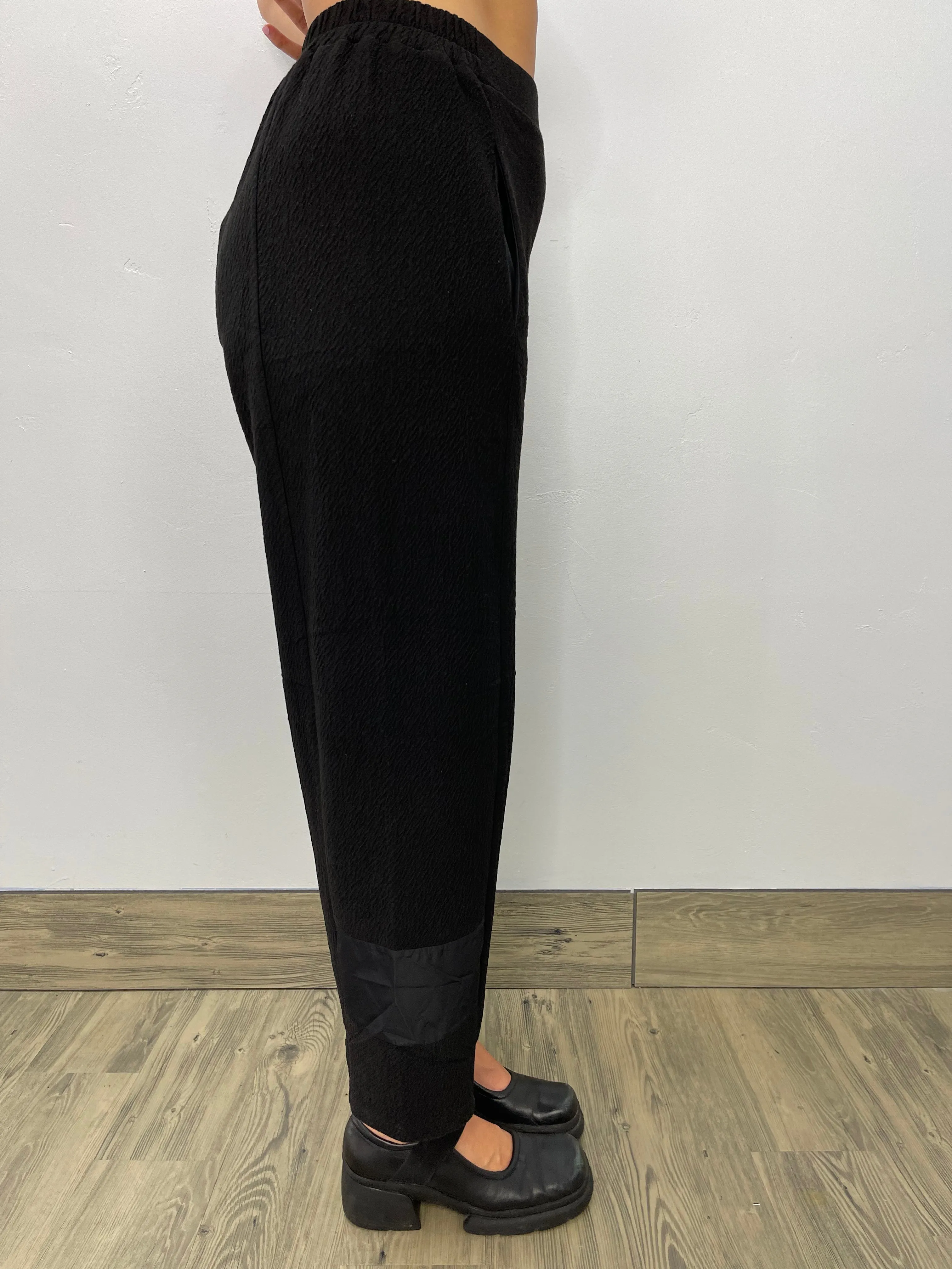 Black Pant with Square Accent