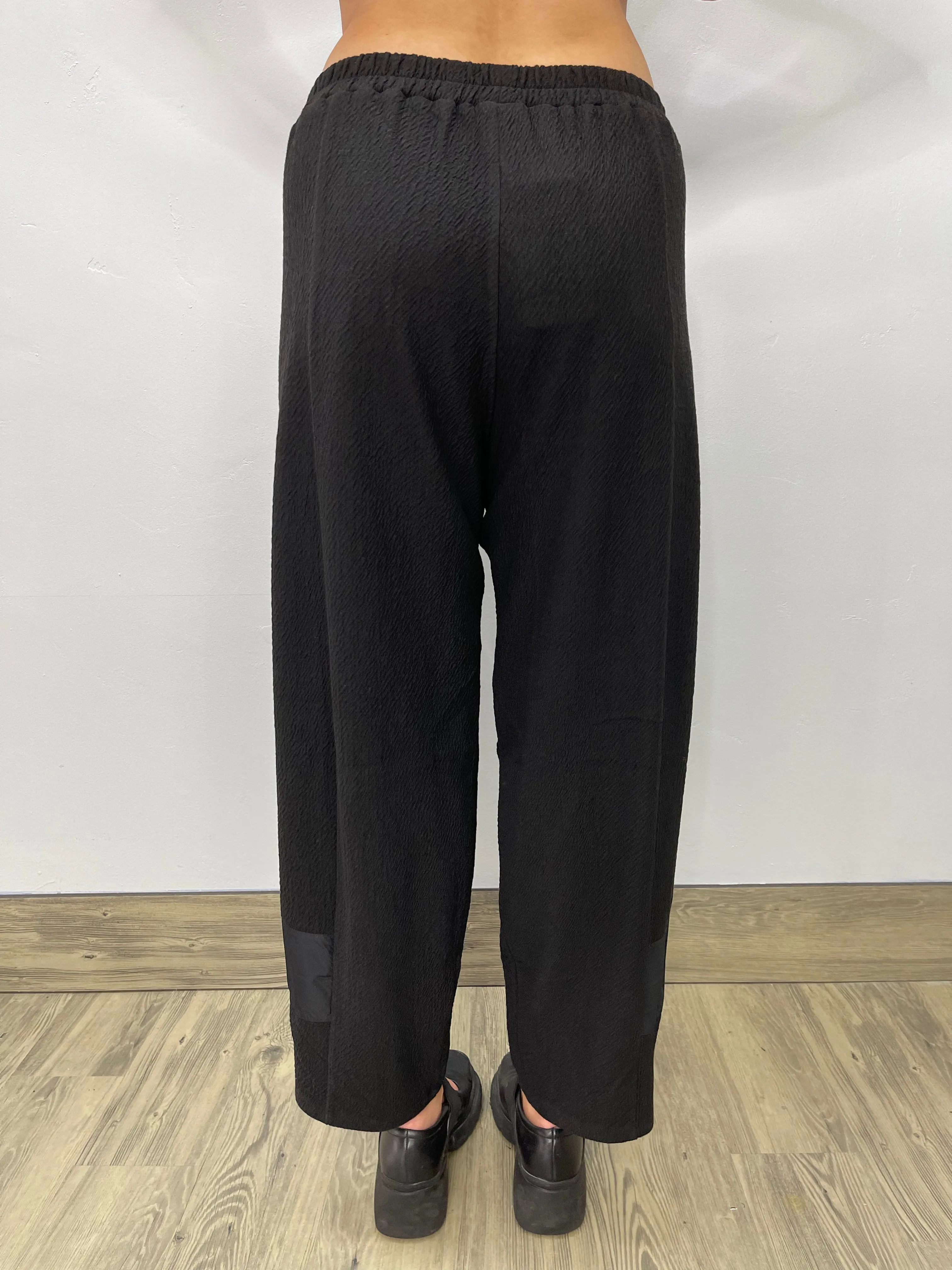 Black Pant with Square Accent