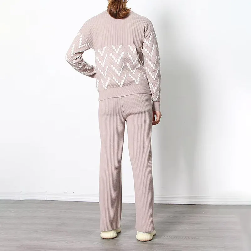 Comfortable Knitted Winter Tracksuit