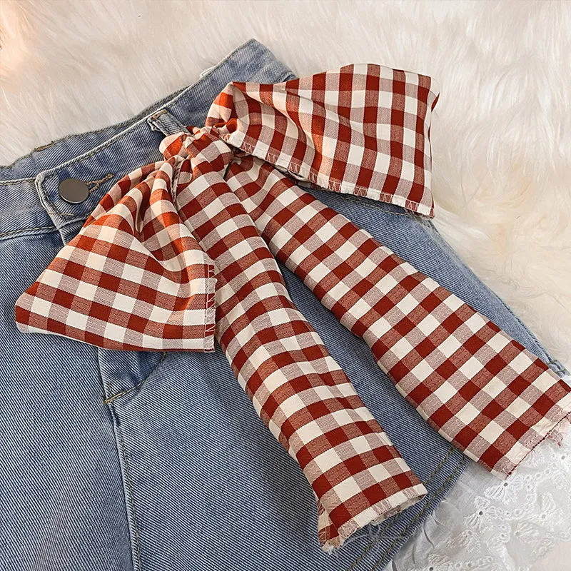 Cute bow jeans PL51344