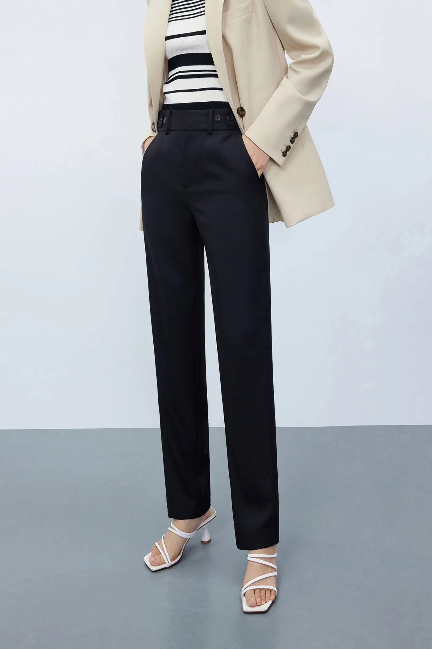 Fashionable Commuter Cropped Trousers