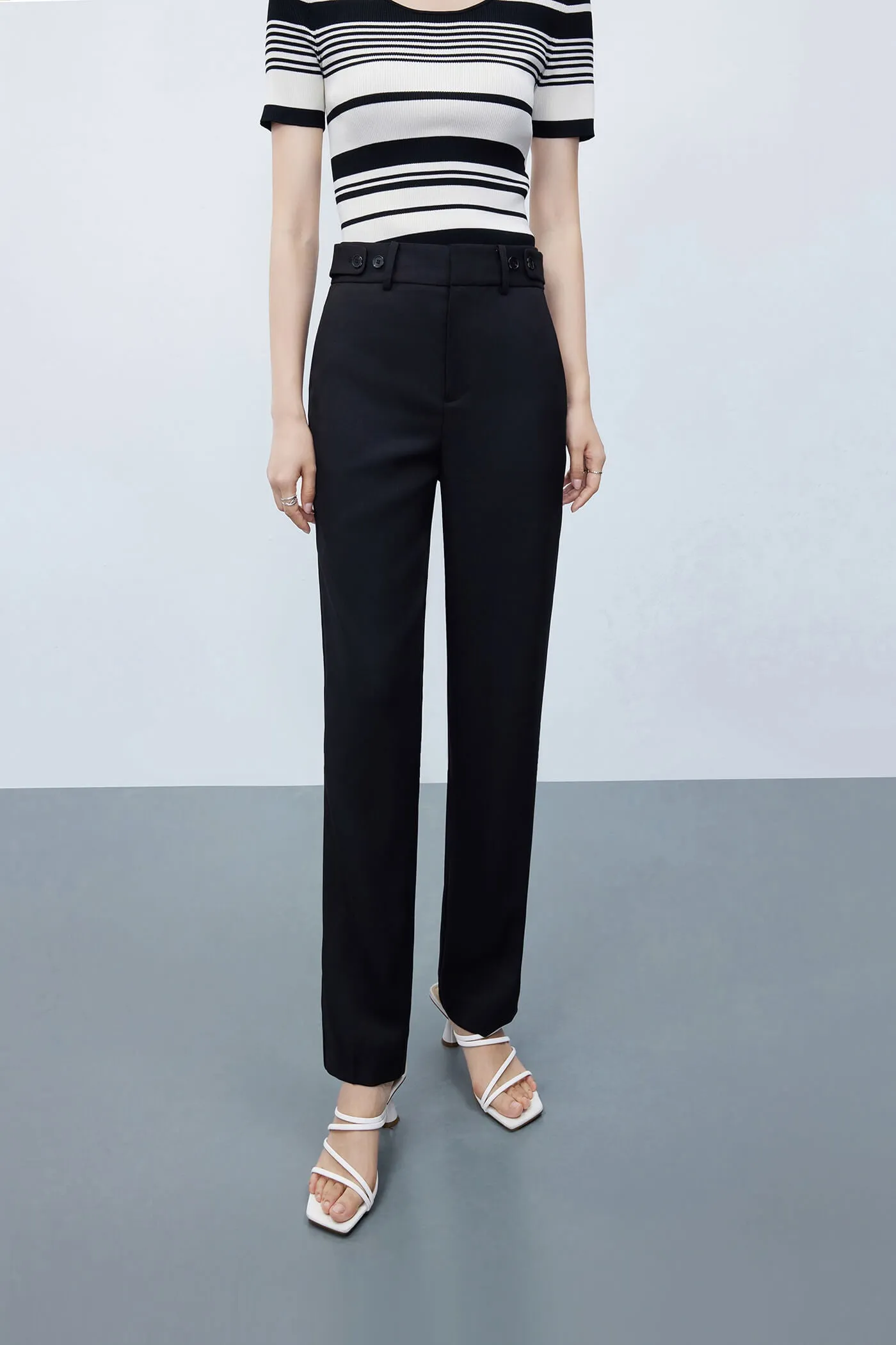 Fashionable Commuter Cropped Trousers