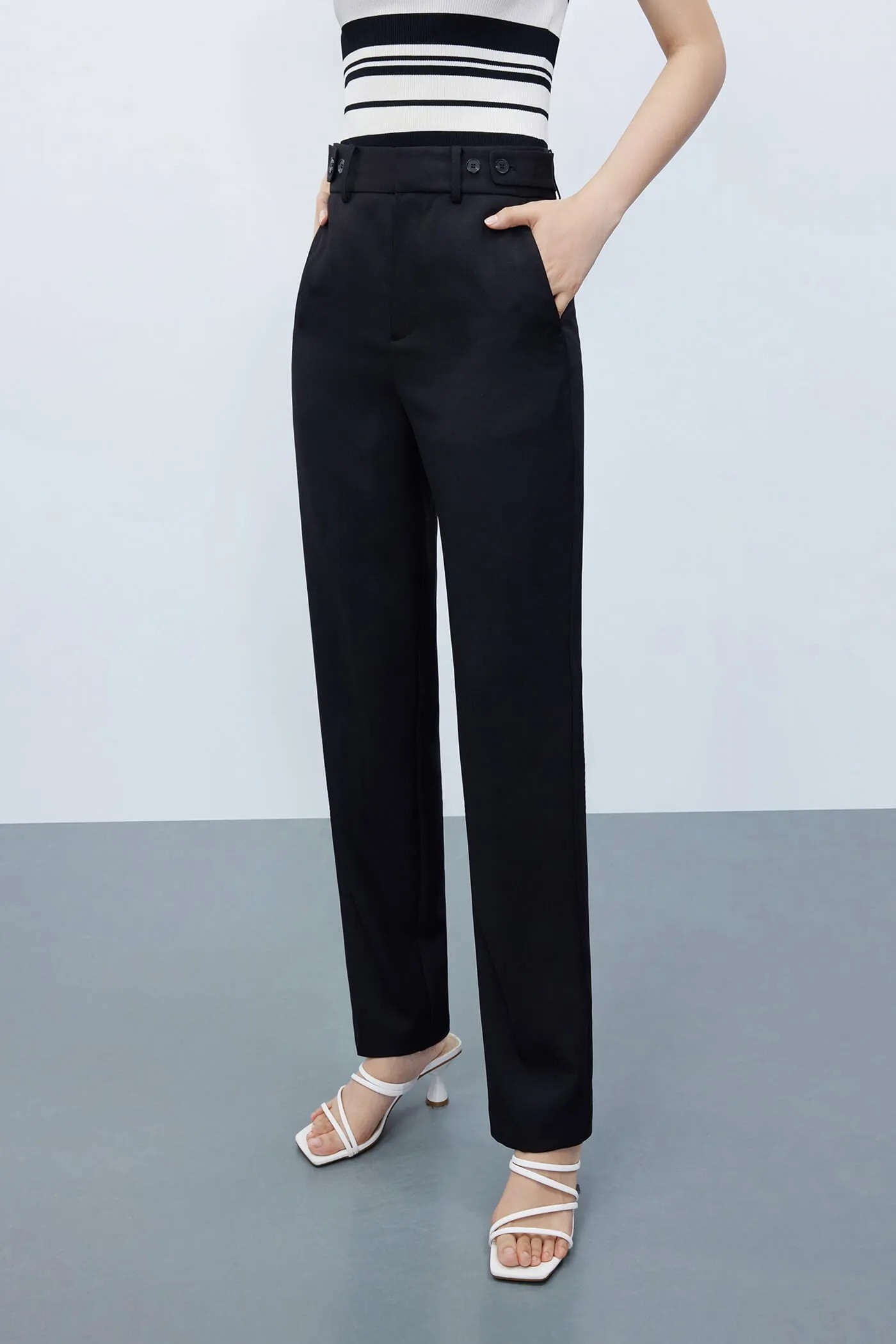 Fashionable Commuter Cropped Trousers