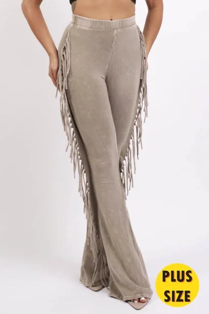 Fringe Detailed Pants