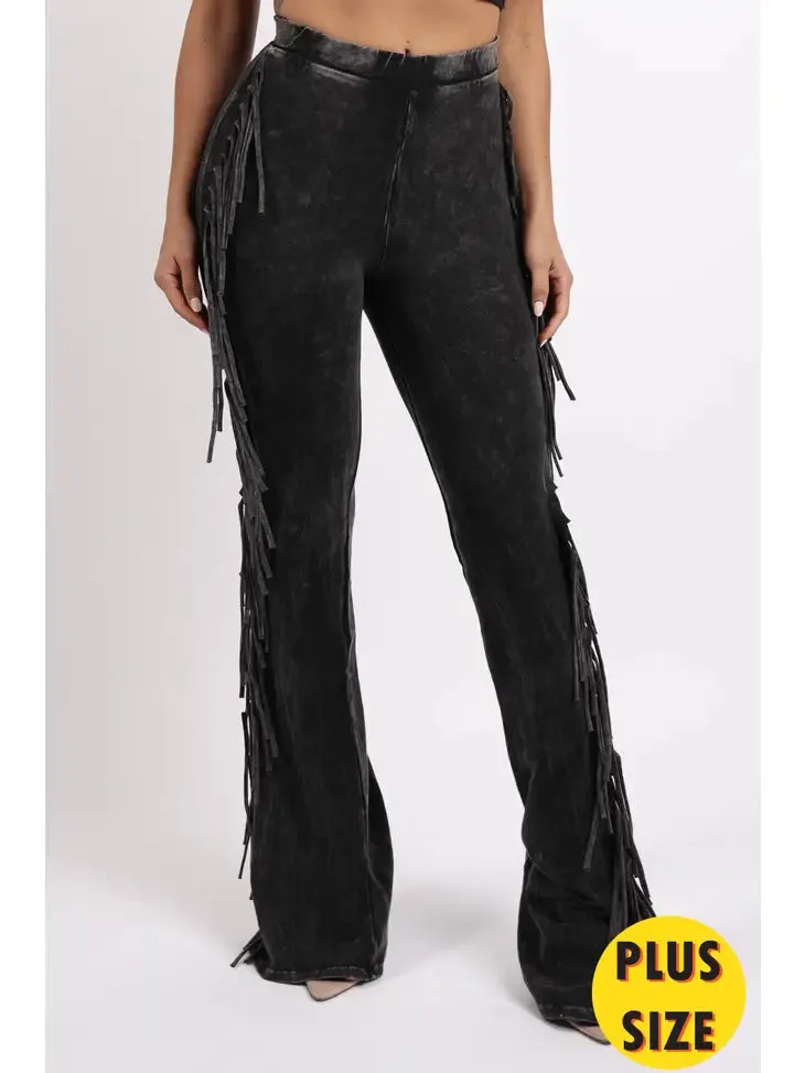 Fringe Detailed Pants