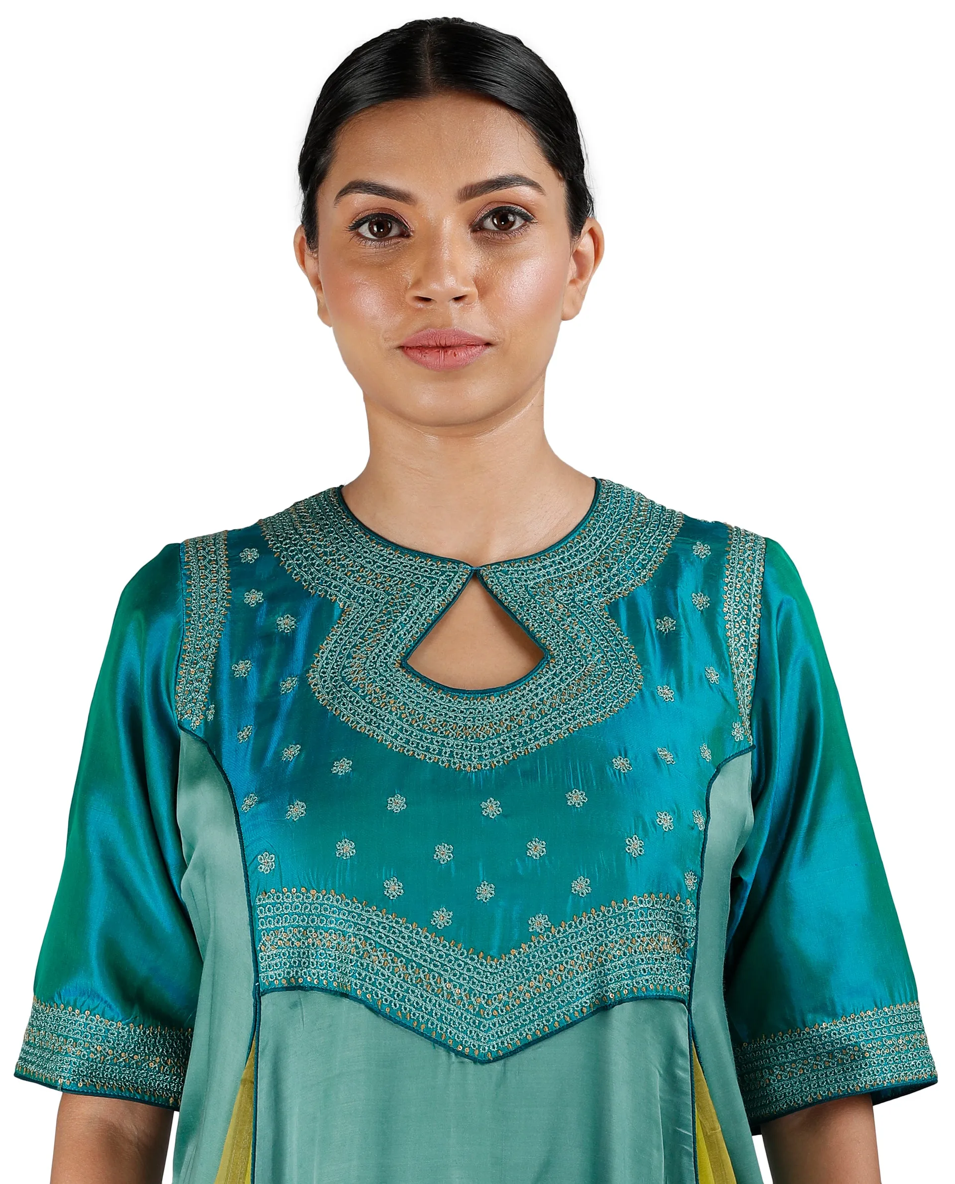 Green Salwar