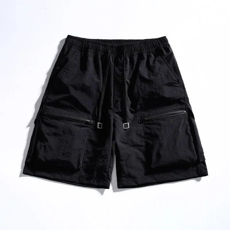 ICE SILK SPORTS SHORTS LIGHT AND THIN QUICK DRYING LOOSE SPORTS AND CASUAL CARGO SHORT