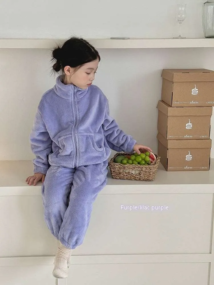 Kids Warm Loungewear Outfit Set