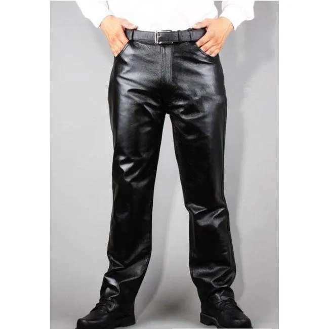 Leather Dress Pants For Men