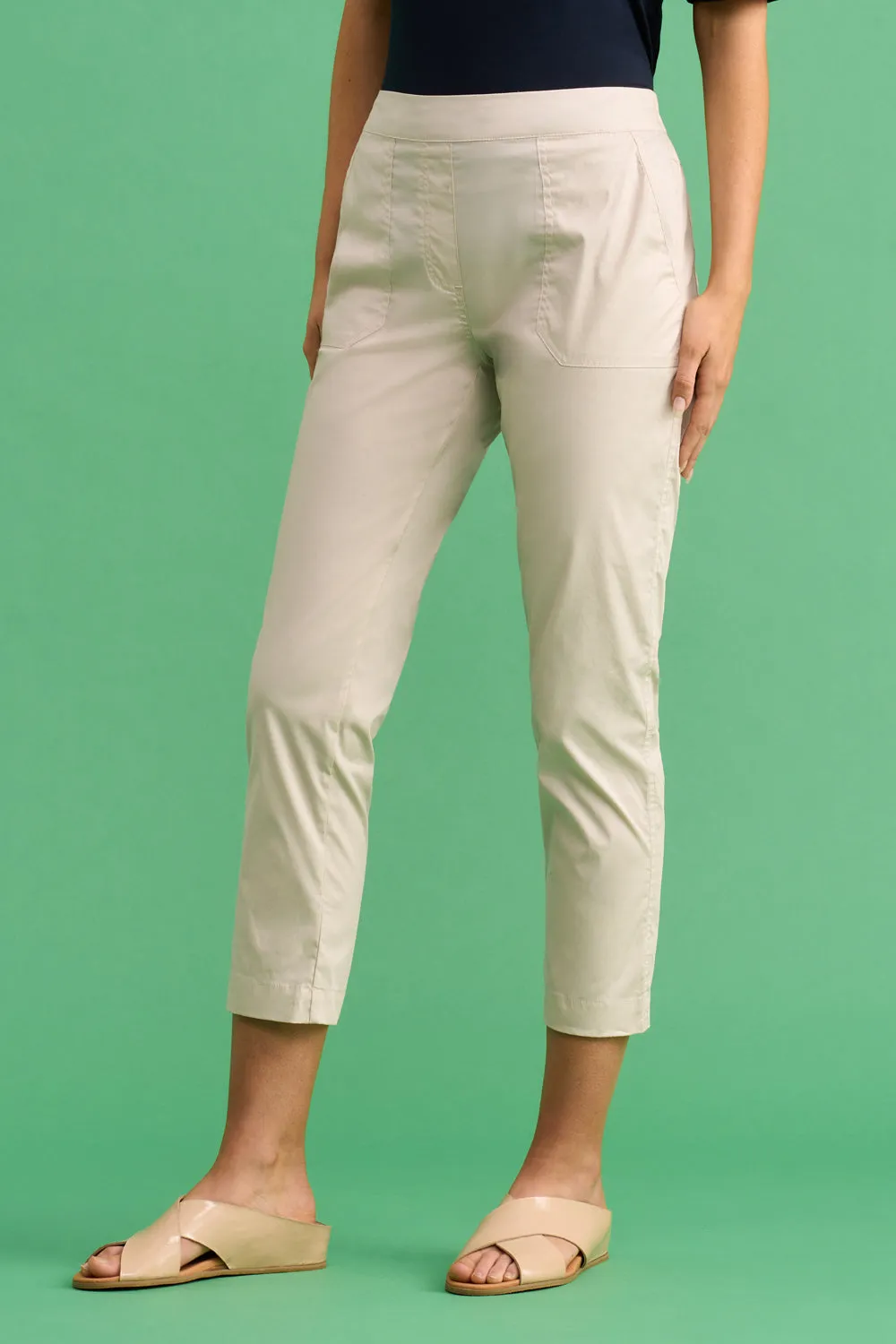 Lightweight Cotton Pant - Pebble