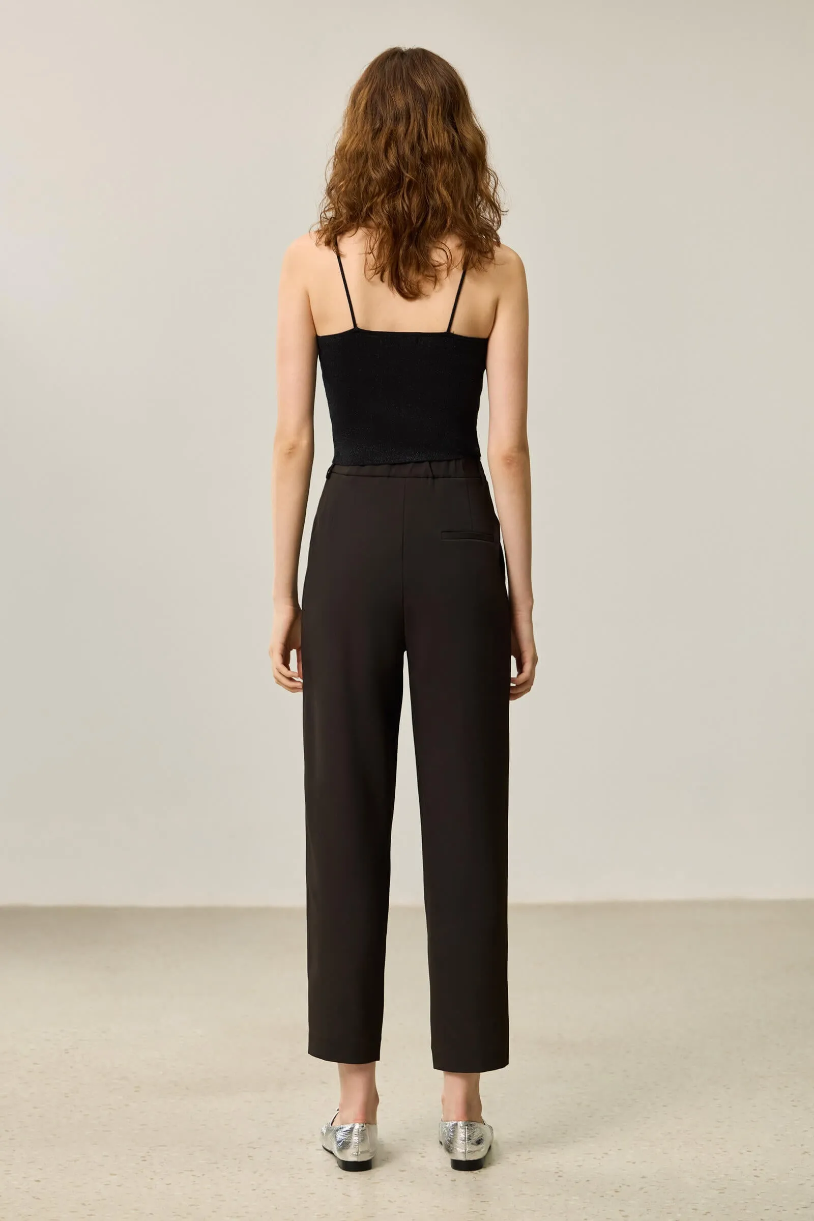 LILY Classic OL Slim Black Pants