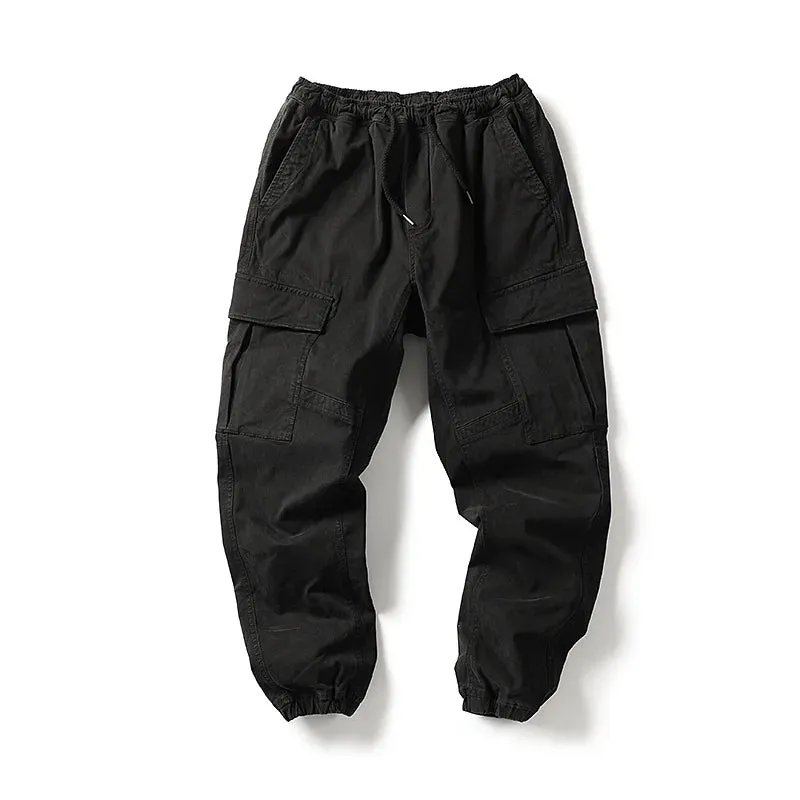 Loose Korean Style Harem Pants Men Cargo Pants Streetwear Joggers