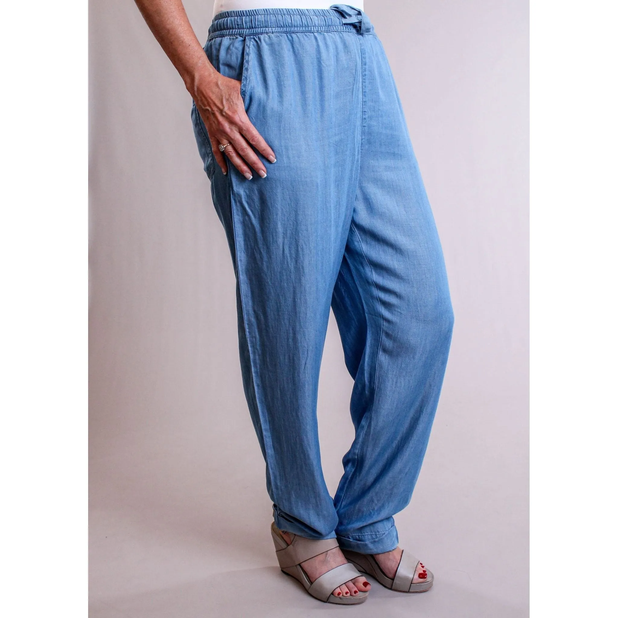 Molly Bracken Lyocell Drawstring Pant