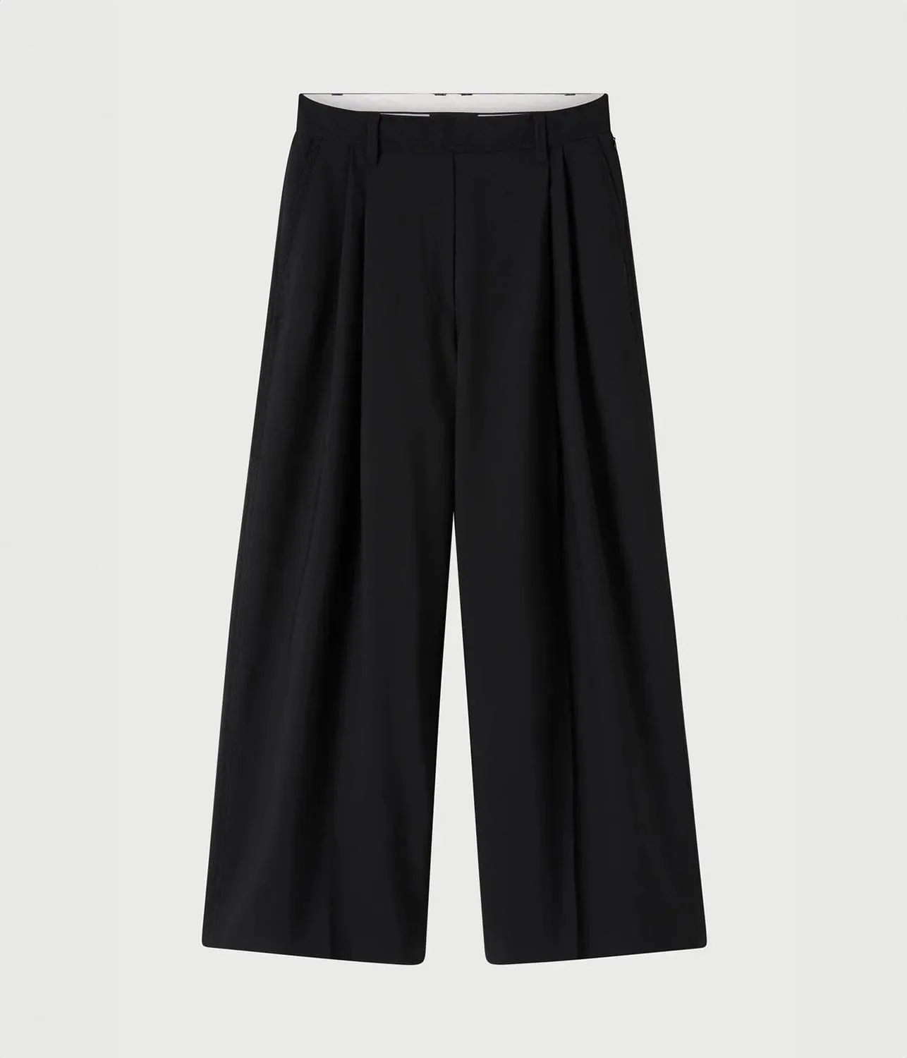 MORTIMER WIDE LEG PANT- BLACK