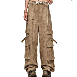 Multiple Pockets Pants . Y2k Streetwear style baggy jeans