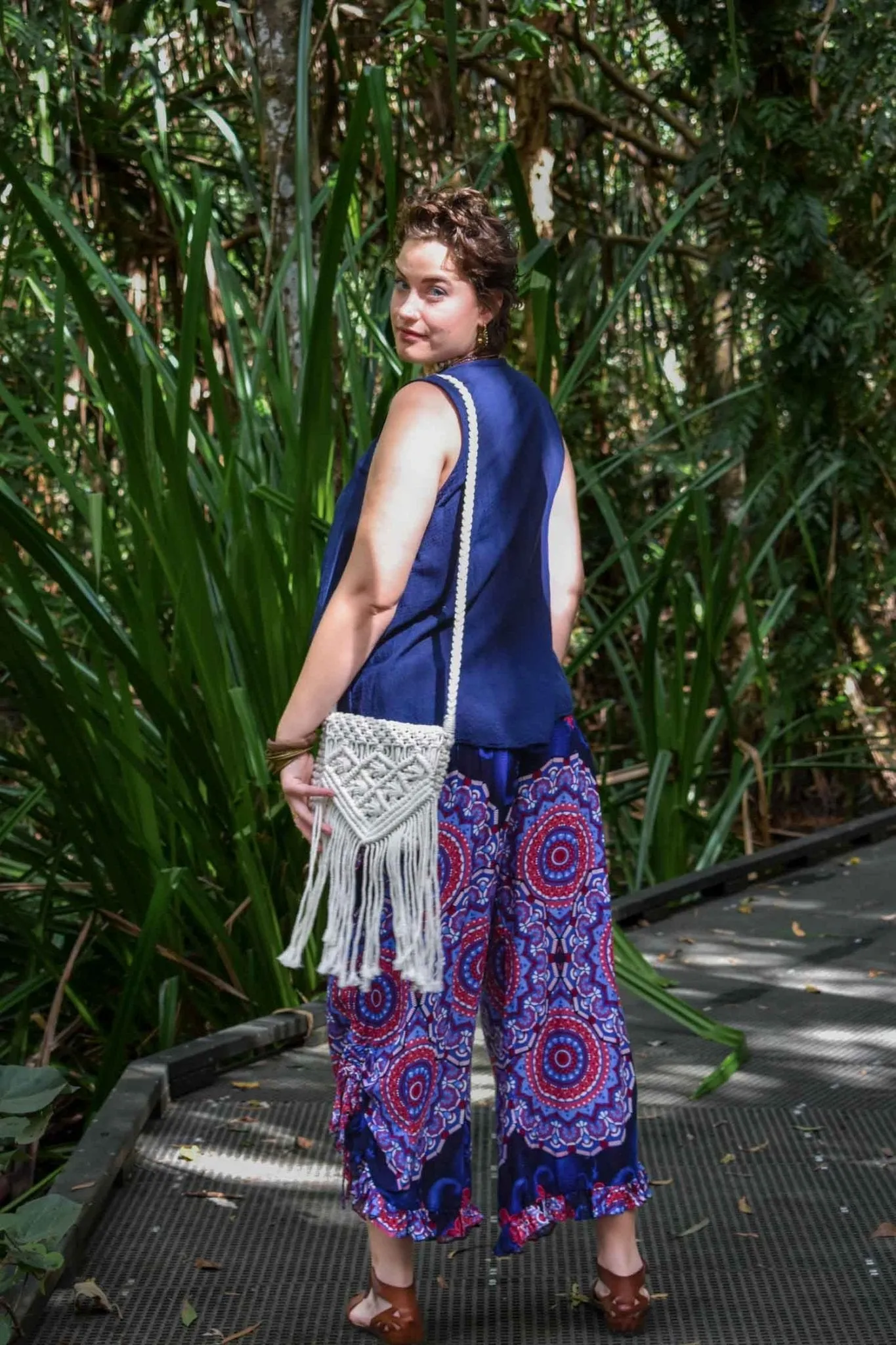 Passport Pants - Passionflower Navy