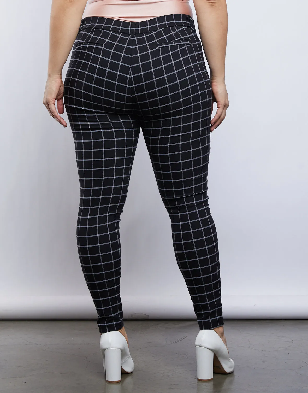 Plus Size Jessie Grid Pants