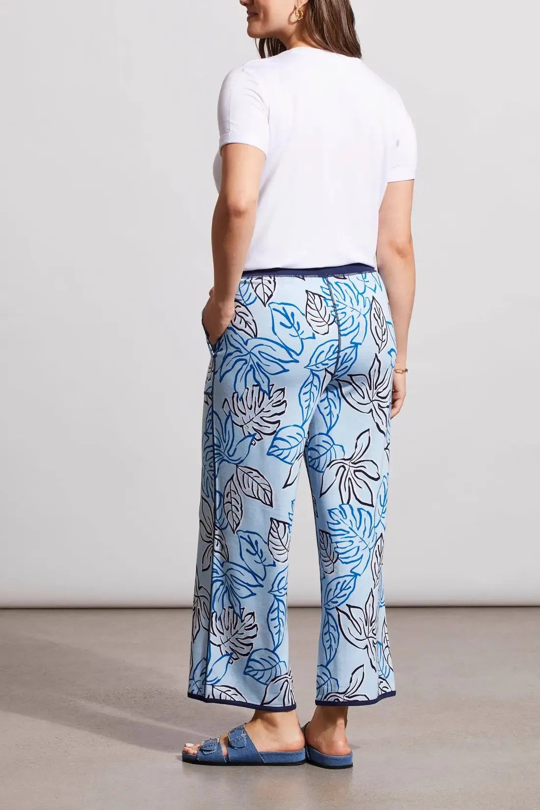 Reversible Crop Wide Leg Pant