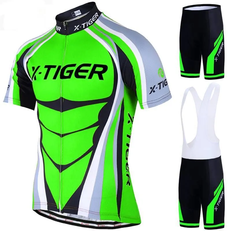 Summer Comfortable Men's Polyester Cycling Clothing Set