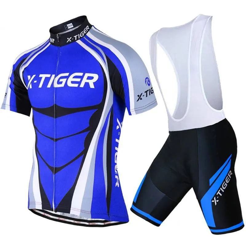 Summer Comfortable Men's Polyester Cycling Clothing Set