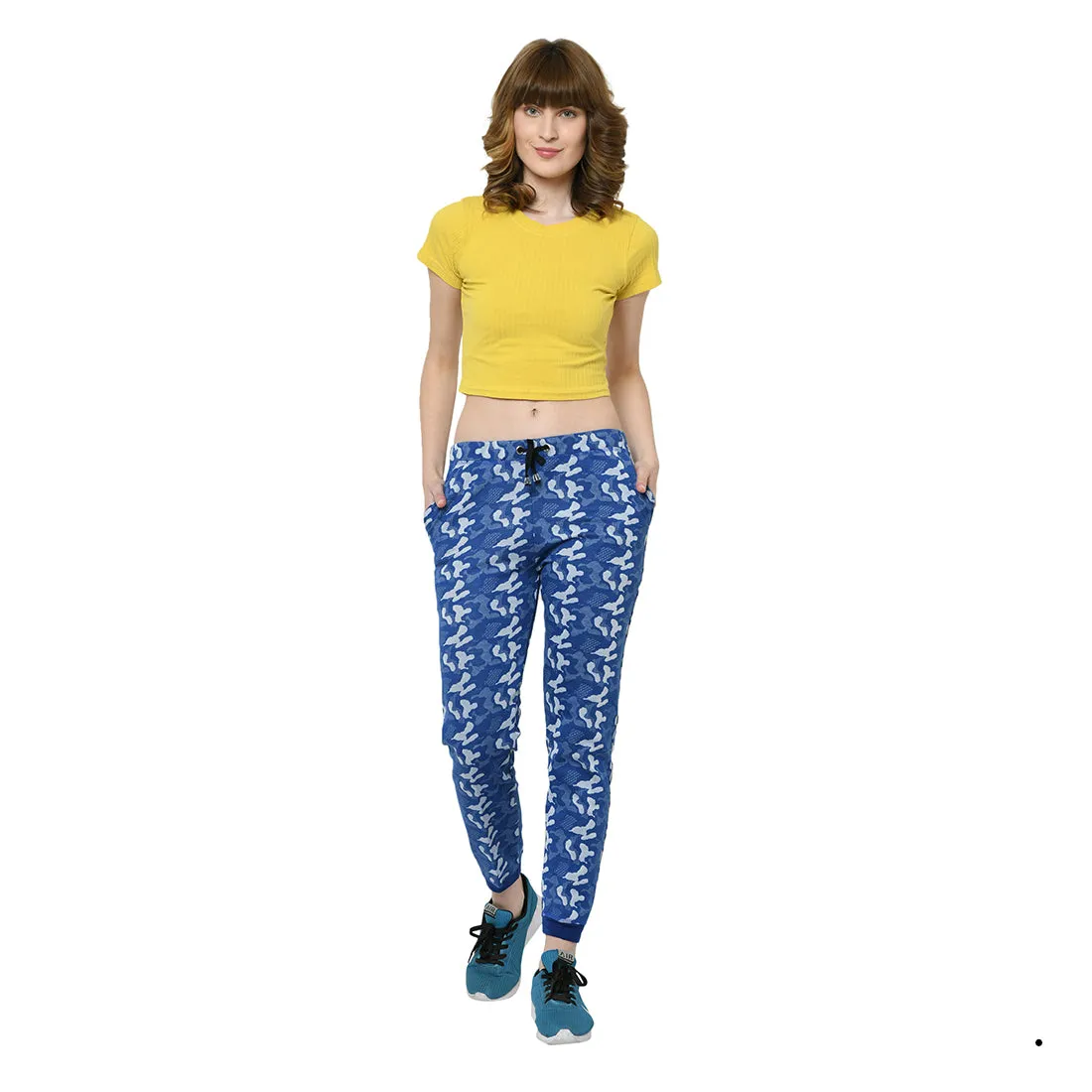 Vimal Jonney Dark Blue Trackpant For Women's