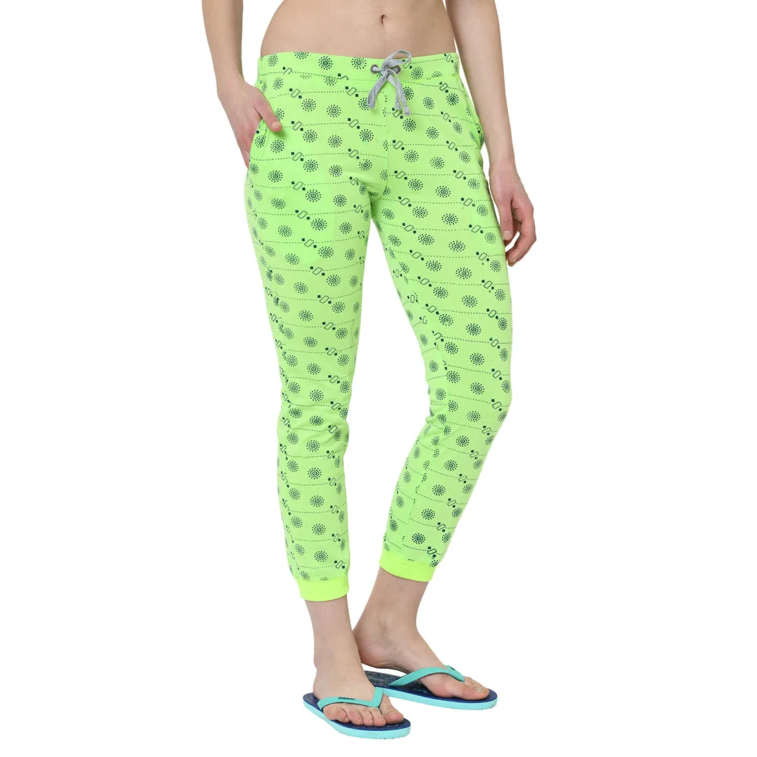 Vimal Jonney Green Trackpant For Women's