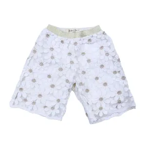 White Daisy Floral Culottes