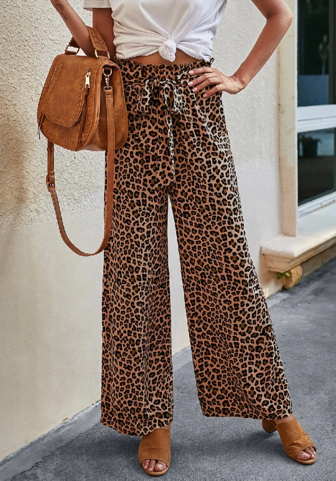 Wide Leg Drawstring Pants