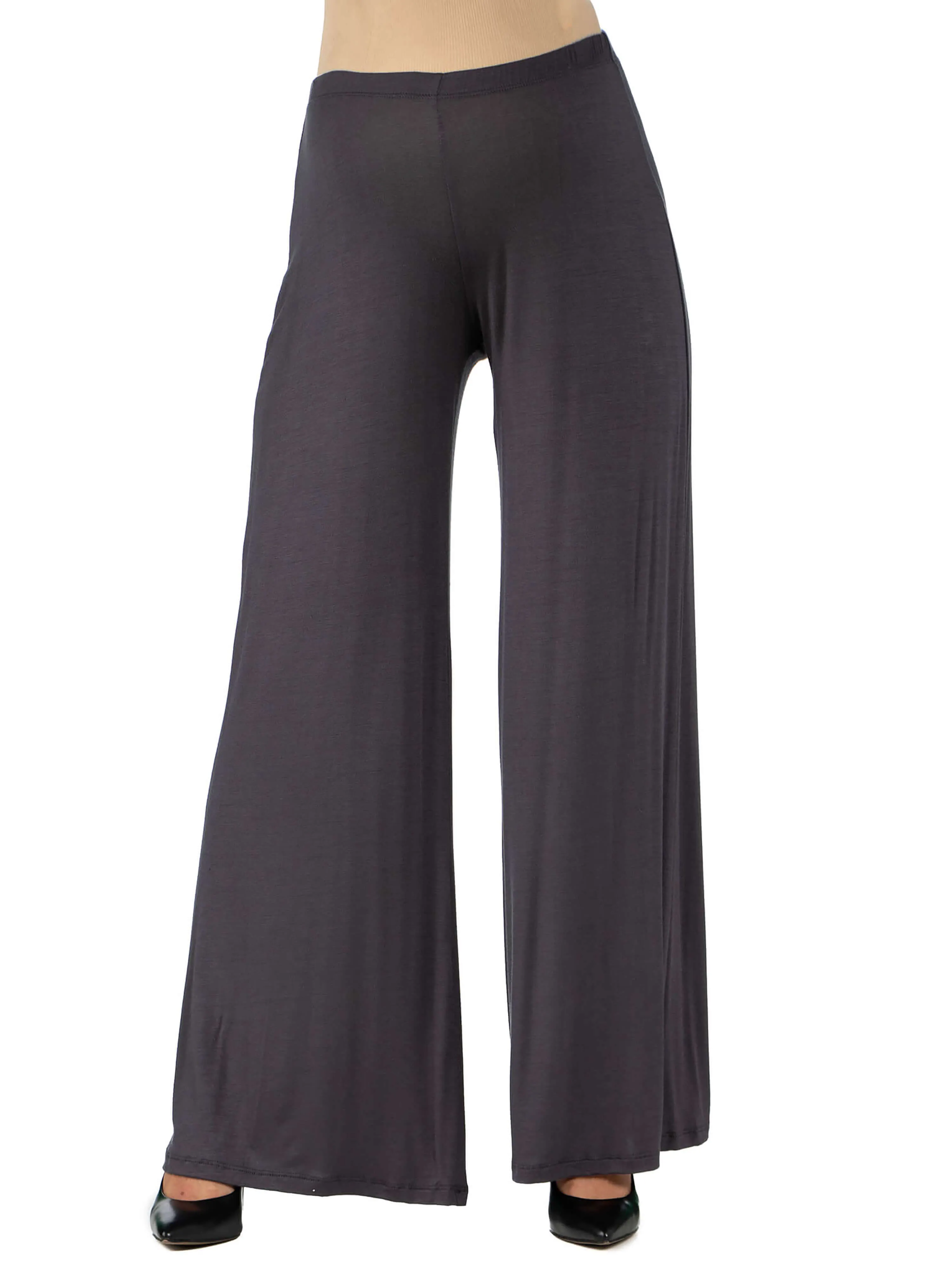 Womens Comfortable Solid Color Maternity Palazzo Pants