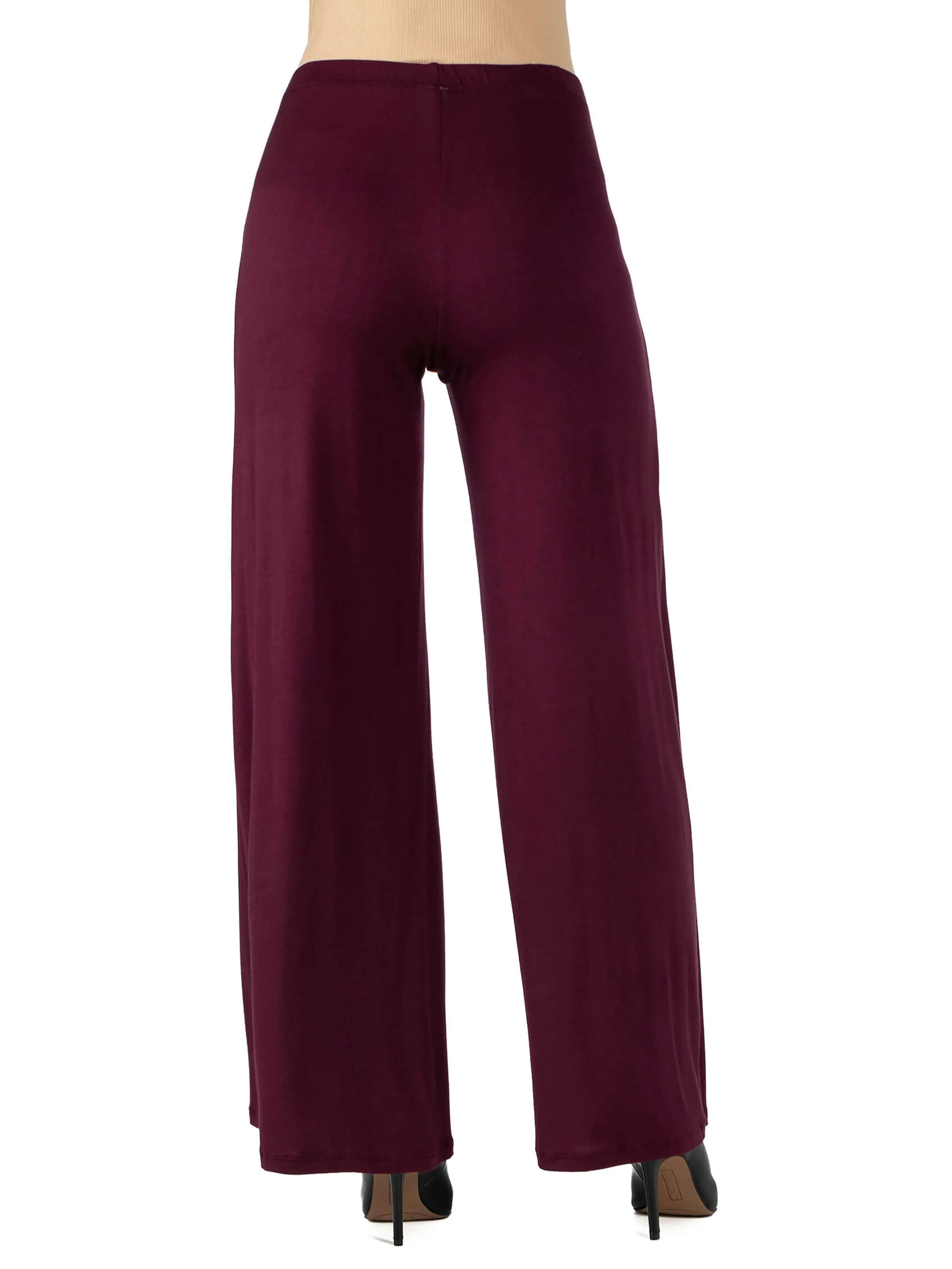 Womens Comfortable Solid Color Maternity Palazzo Pants